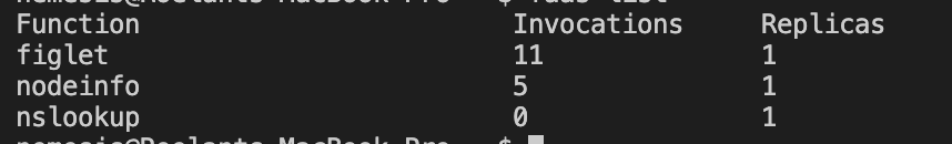 OpenFaaS CLI