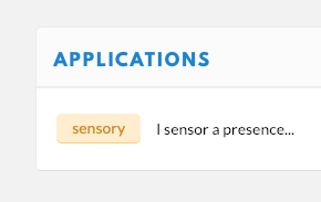 sensory